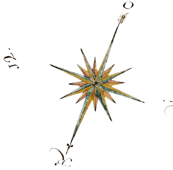 Rosa dei venti decorativa